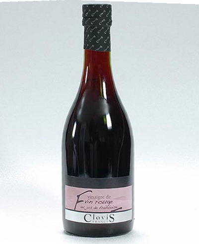 Уксус винный красный Малиновый 7% 1л х 6шт ст/б Clovis Франция