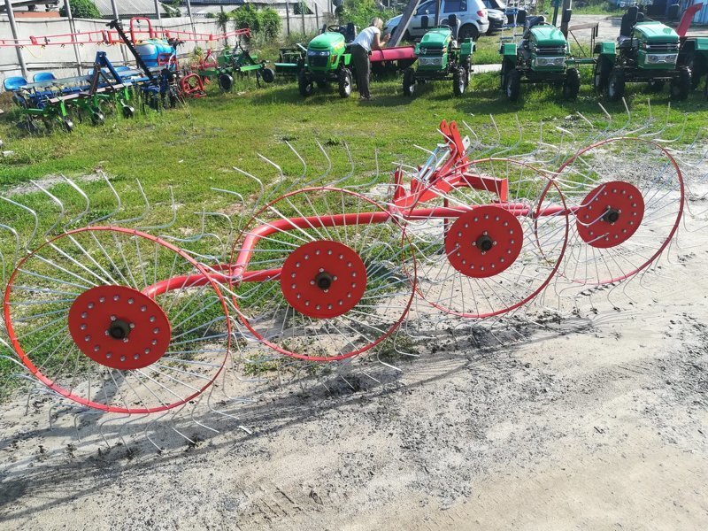 Грабли-ворошилки колесно-пальцевые ГВН-5,навесные (Беларусь)