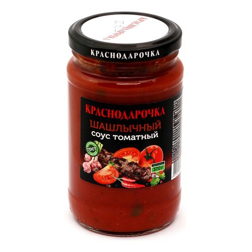 Соус томатный Шашлычный стеклобанка 370 г Евро "Краснодарочка"