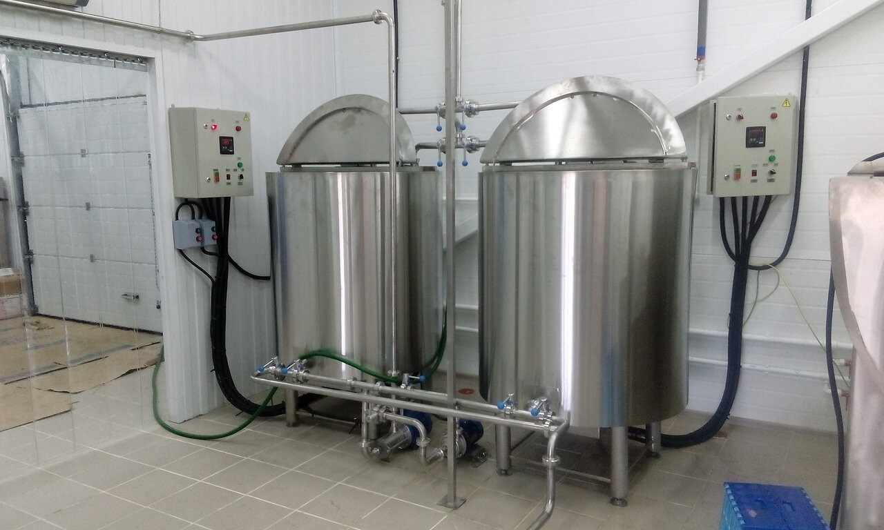 Мини завод по переработке молока, типовой готовый проект на 2000 л в смену с полным составом затрат