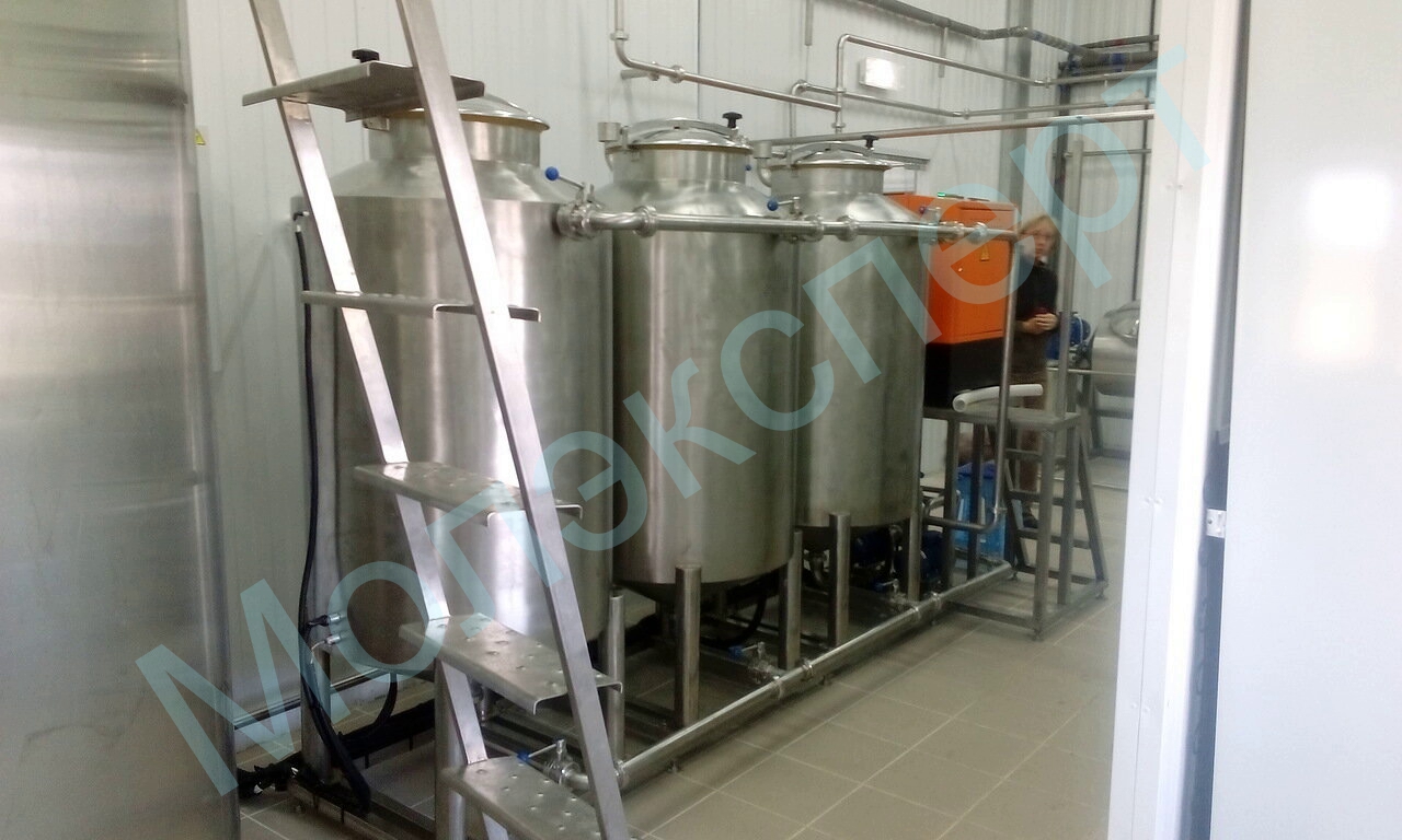 Мини завод по переработке молока, типовой готовый проект на 2000 л в смену с полным составом затрат