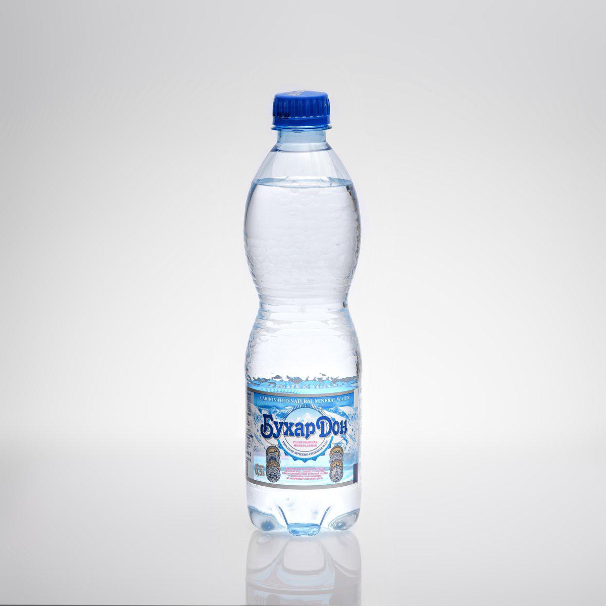 БухарДон 0,5 ПЭТ Вода природная  минеральная  питьевая лечебно столовая газированная