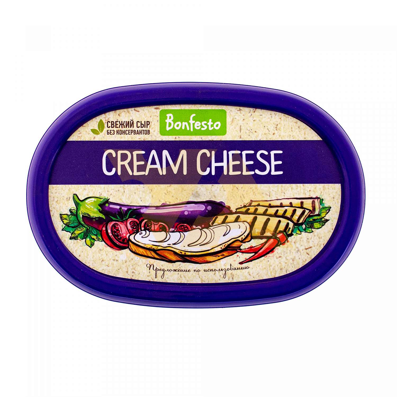 Сыр мягкий сливочный "Кремчиз" 70% Bonfesto