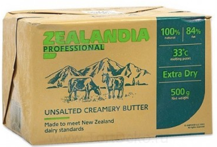 Масло сливочное, 84%, "Zealandia Professional"
