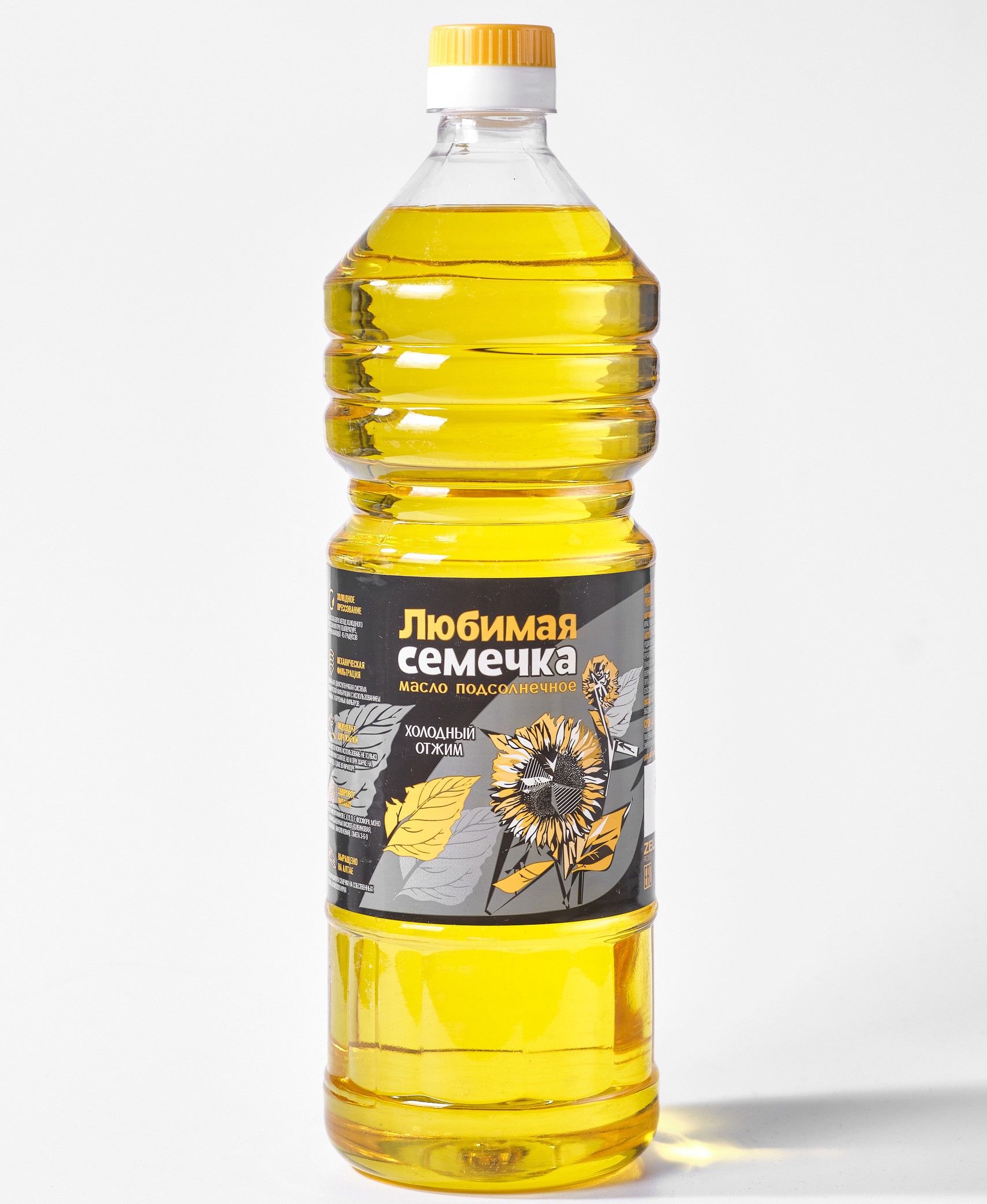 Алтайское подсолнечное нерафинированное масло