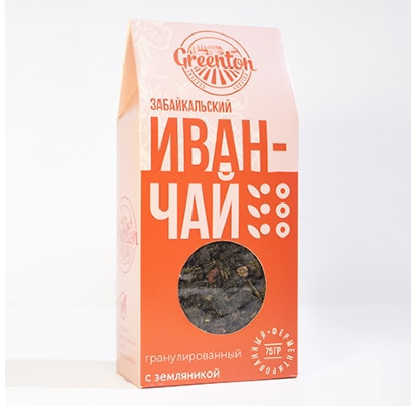 Иван-чай, гранулированный ферментированный с земляникой