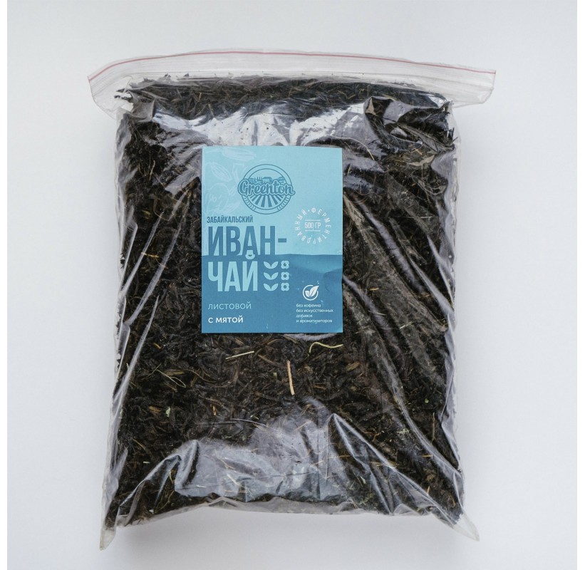Иван-чай, листовой с мятой весовой 500 гр
