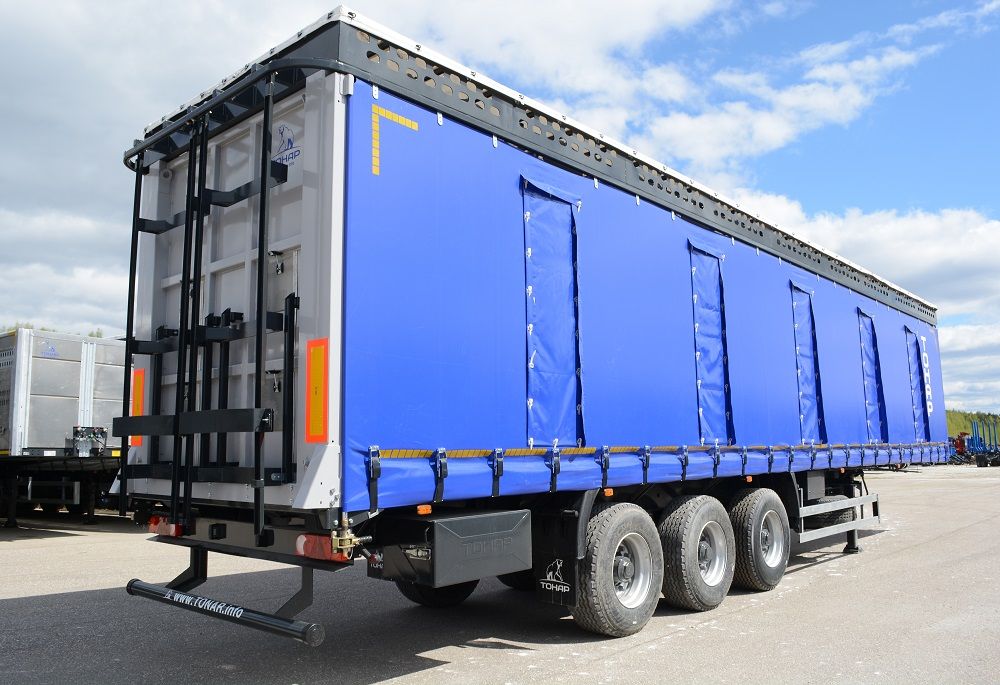 Полуприцеп грузовой для перевозки птицы в металлических контейнерах ТОНАР-98882
