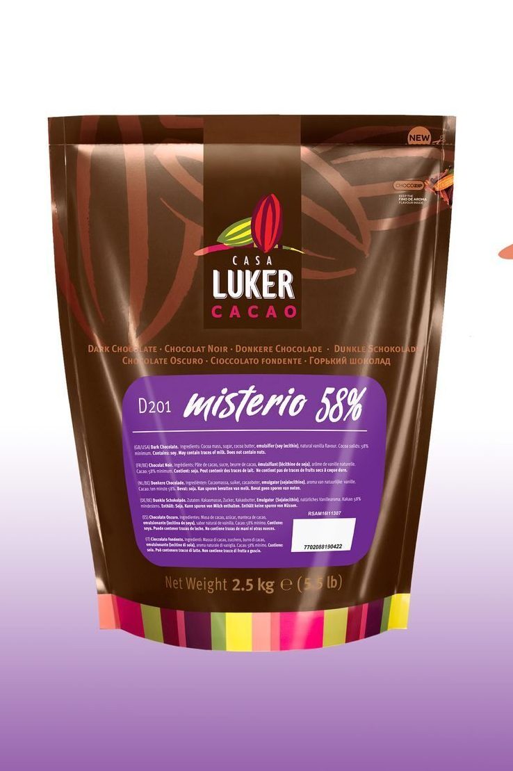 Шоколад Luker Misterio темный 58% уп 2,5 кг