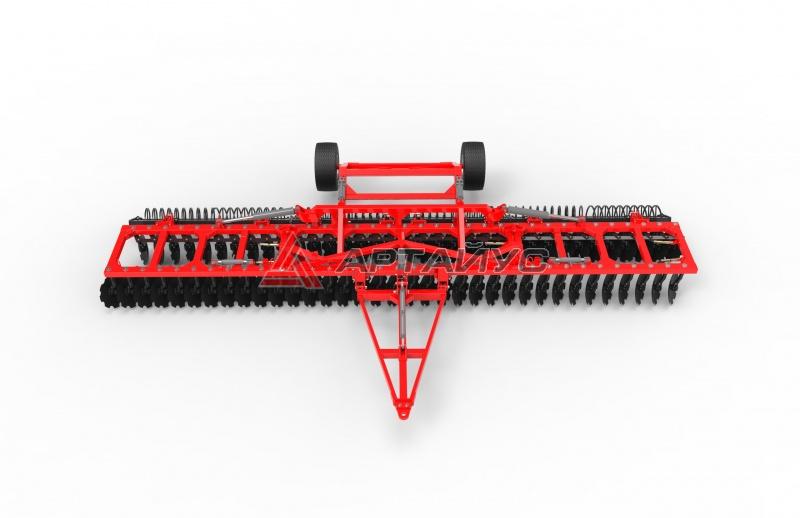 Дисковая борона БДМ 8Х2 ПК Артайус с планчатым катком и корпусами АТП-909