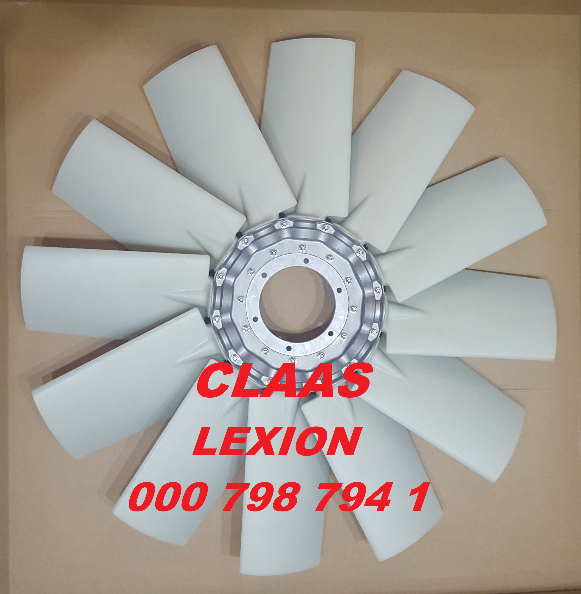 Крыльчатка вентилятора Claas Lexion 760, 580.  0007987941