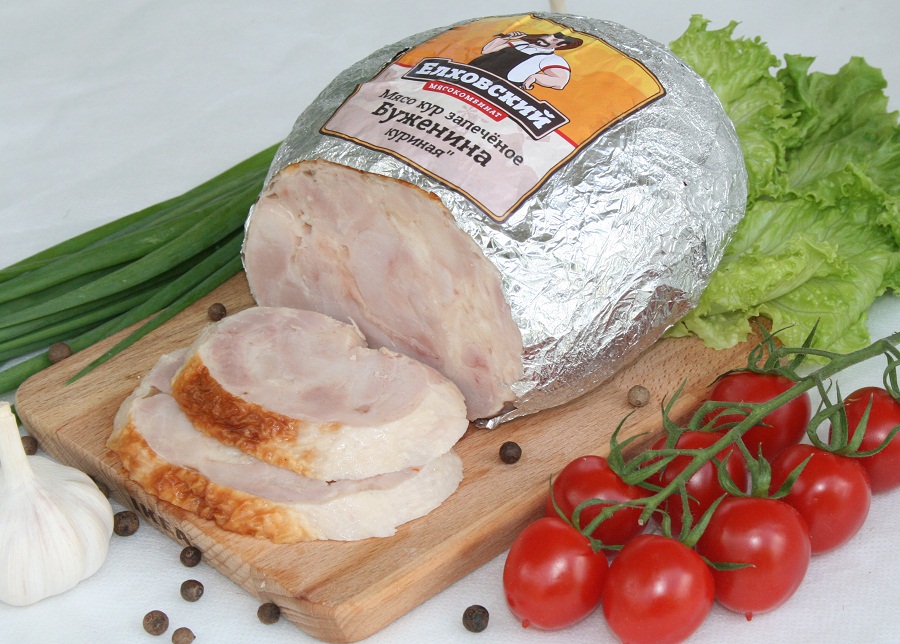 Мясо кур запечённое в фольге «Буженина»