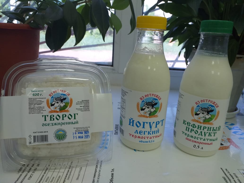 Кефирный продукт (термостатный кефир из обезжиренного молока)