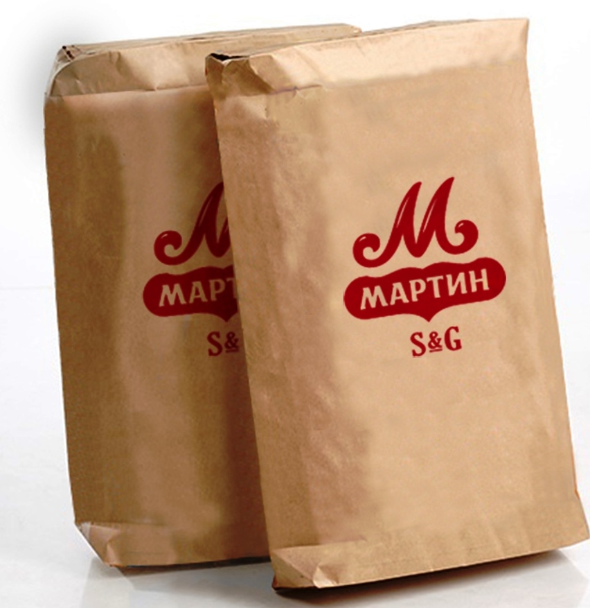 Бумажные мешки с нанесением логотипа заказчика