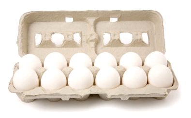 Упаковка для яйц  10 ячеек